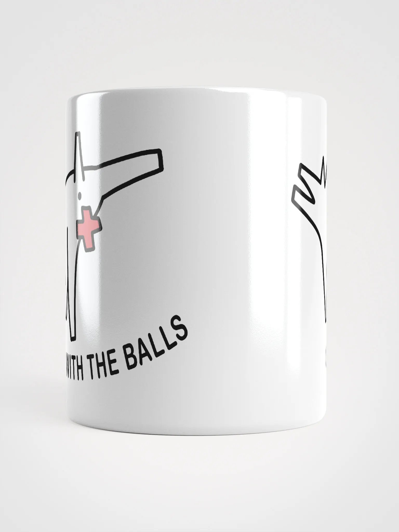 Off With The Balls White Mug product image (5)