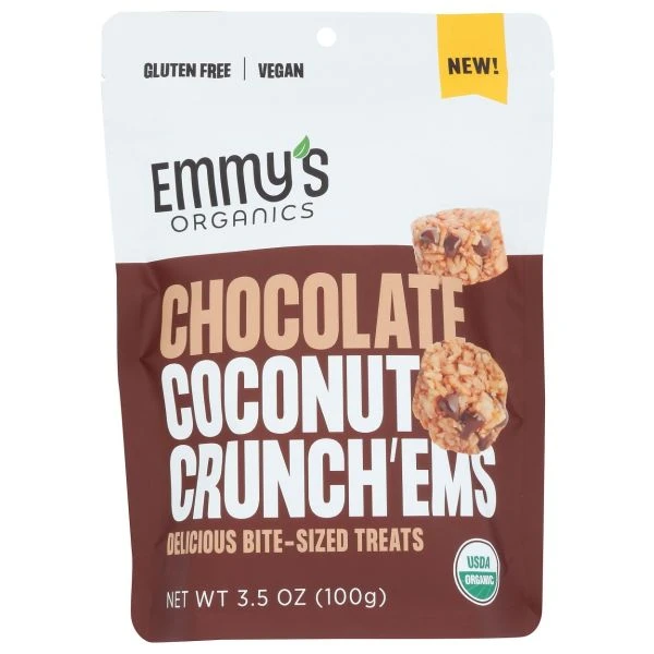 Emmeys Organics Chocolate Coconut Crunches product image (1)