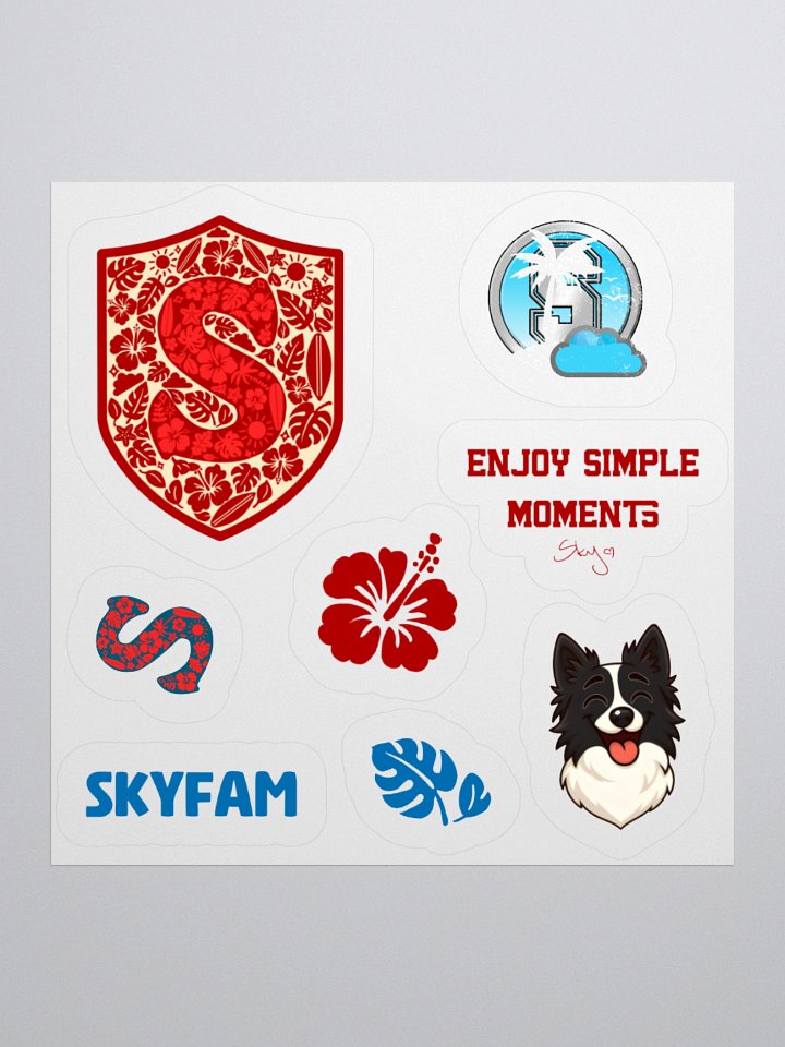 ItsSky Summer Club stickers! product image (2)