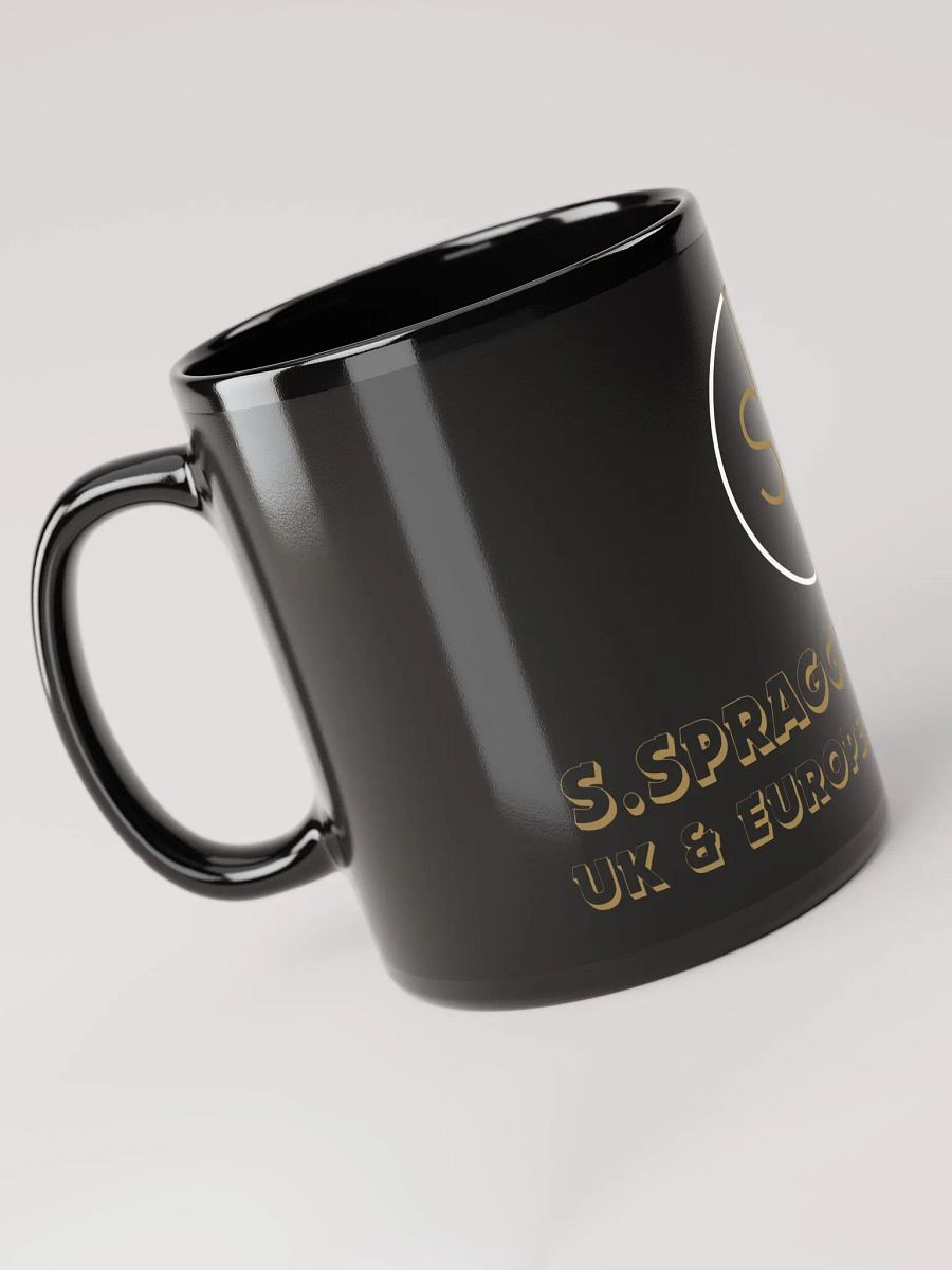 Sleek Logo Circle Black Mug product image (5)