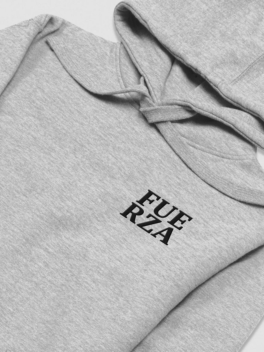 Black Embroidered Stacked Logo Hoodie product image (3)