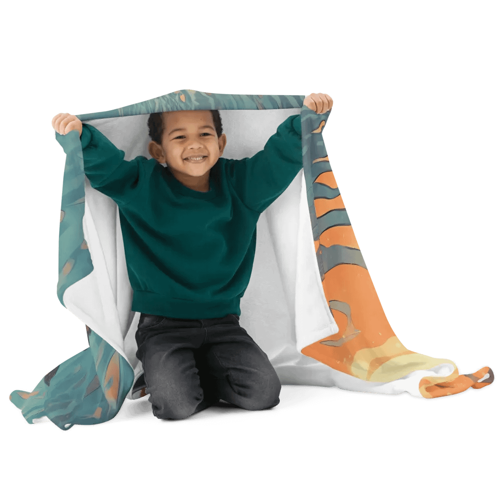 Dachshund Weiner Swimming Throw Blanket product image (2)