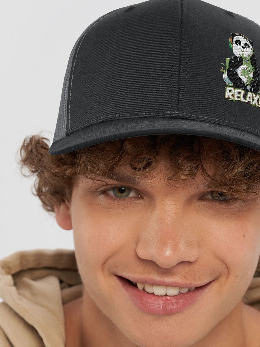 Relax Panda Trucker Hat product image (29)