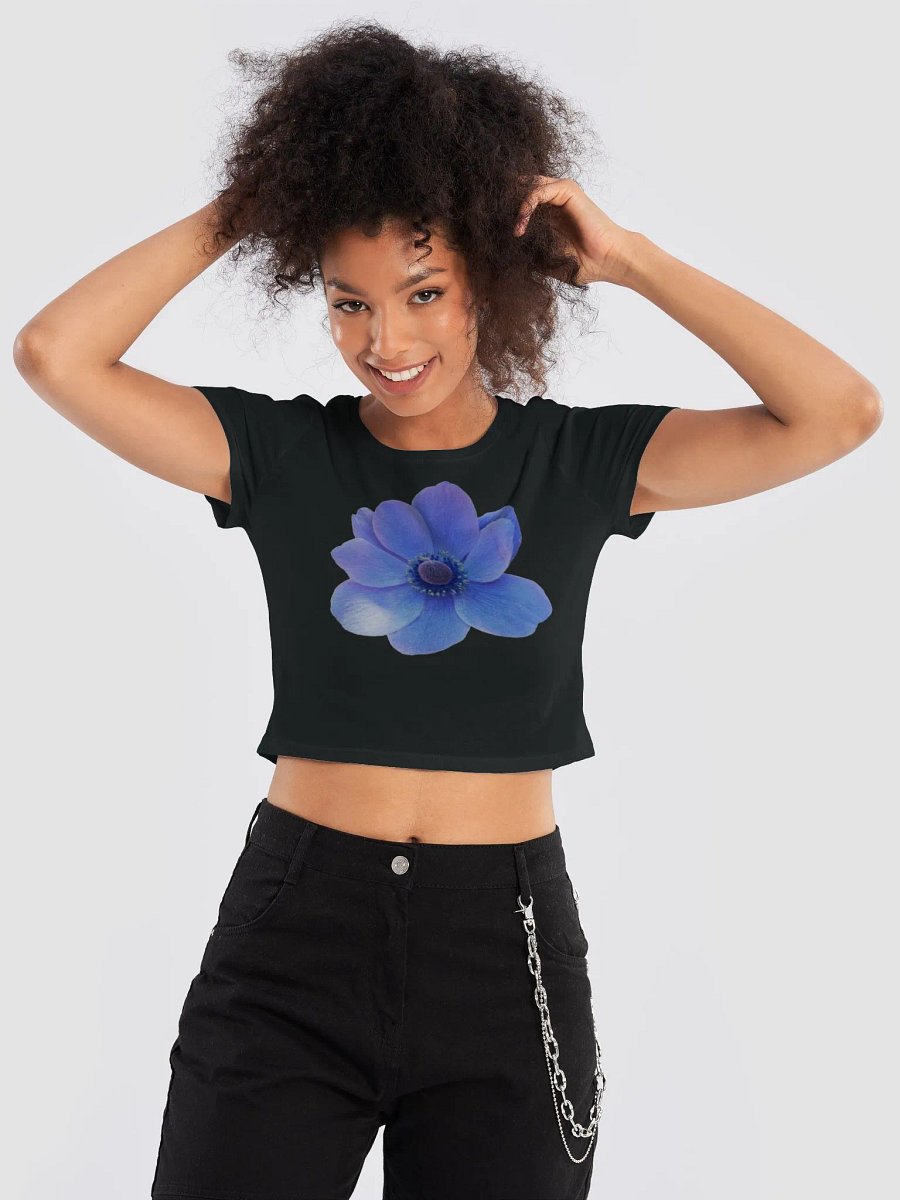 Blue Petal Symphony Crop Tee product image (17)