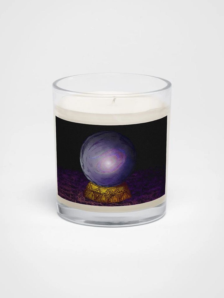 Cosmic Order Candle In A Clear Glass Jar product image (1)