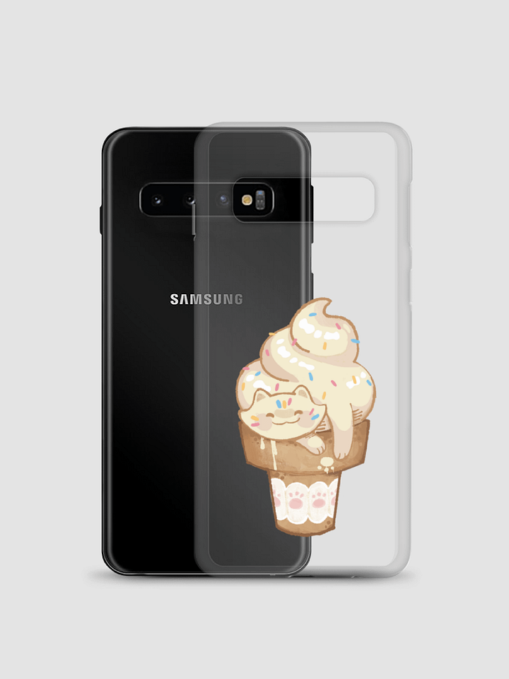 Ice Cream Cat Clear Case for Samsung® product image (2)