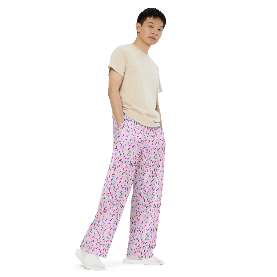 Light Pink Sprinkle Wide Pant product image (6)