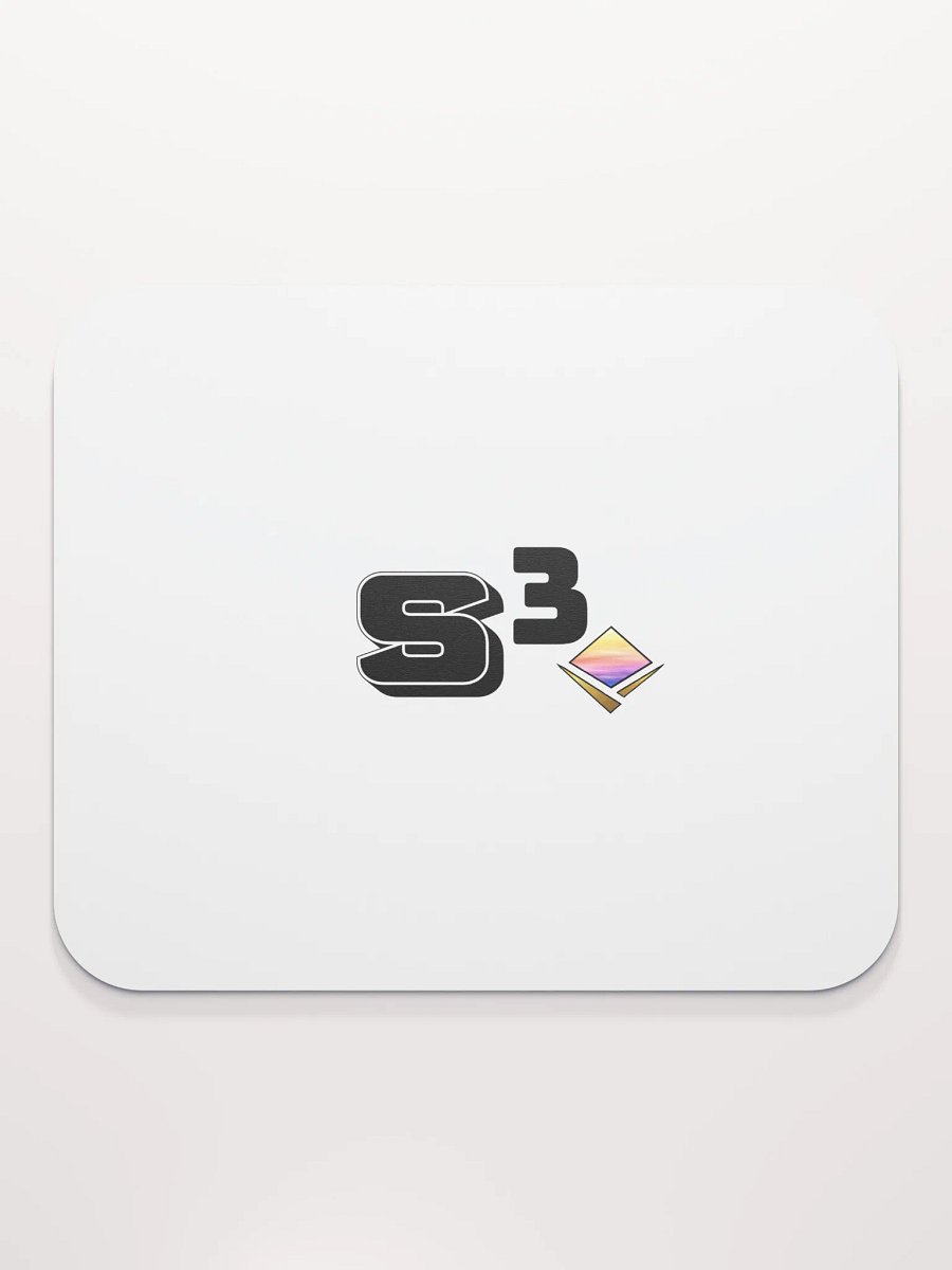 S³ Stripped // All White Mouse Pad product image (2)