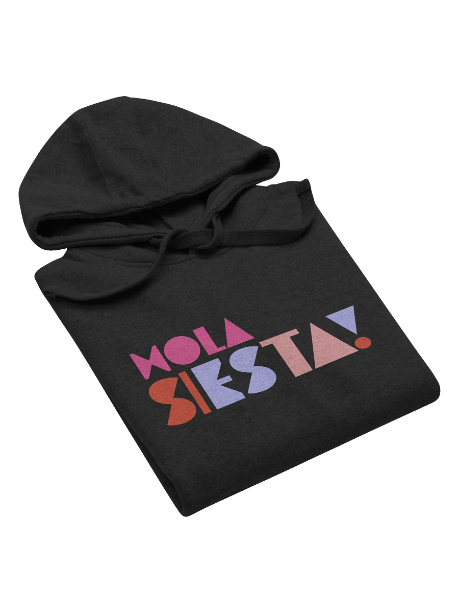 Hola Siesta Cotton Heritage Unisex Premium Hoodie Black product image (3)