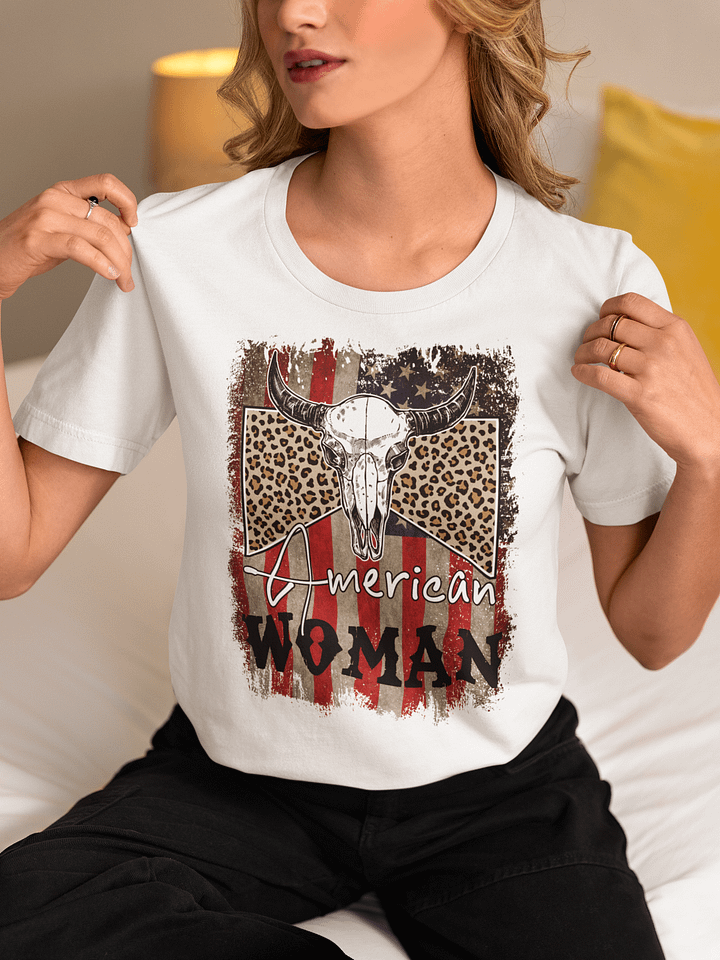 Bella Canvas Tshirt - American Woman Buffalo product image (1)