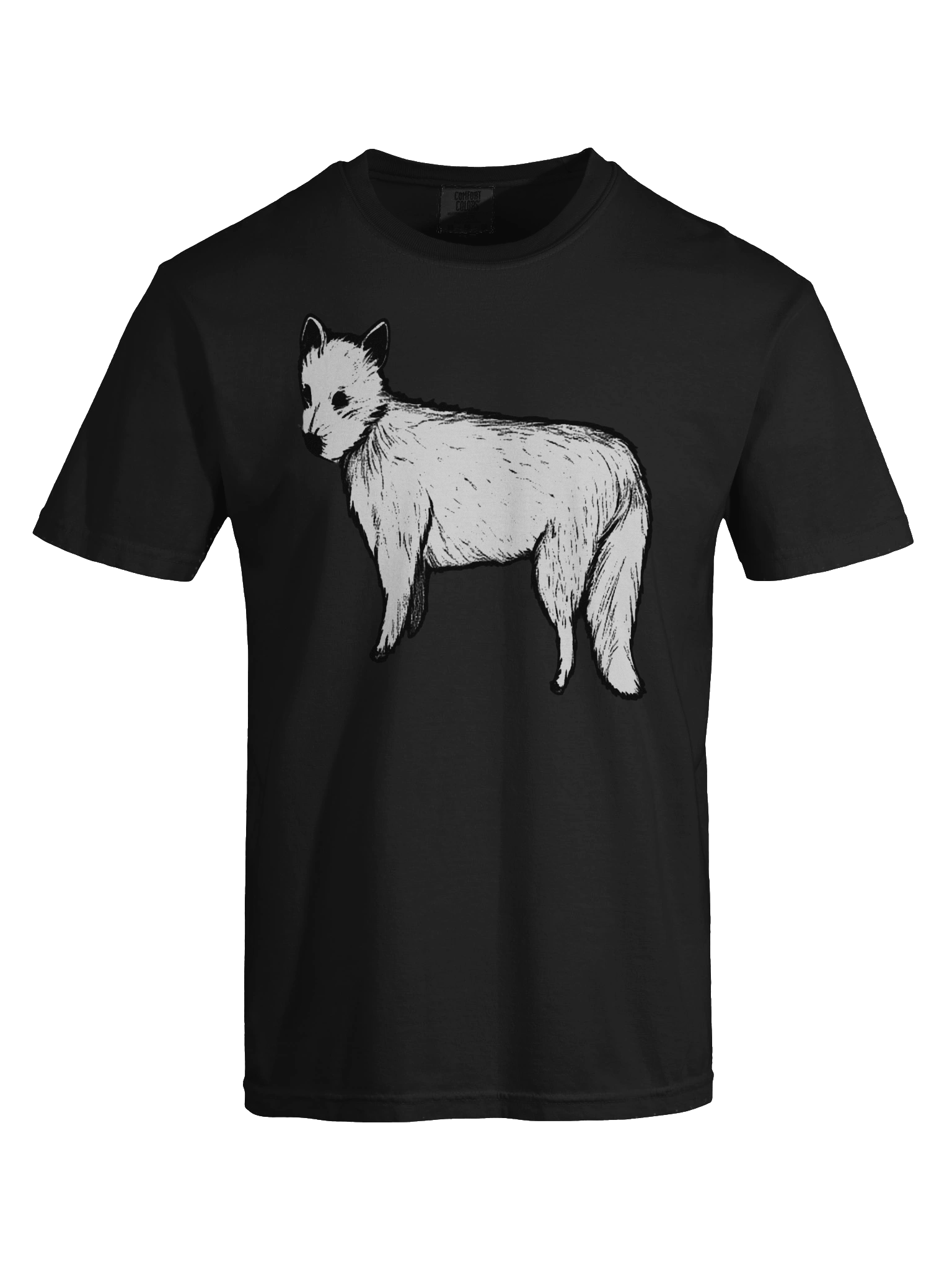 Minimalist Dog Sketch Comfort Tee product image (89)