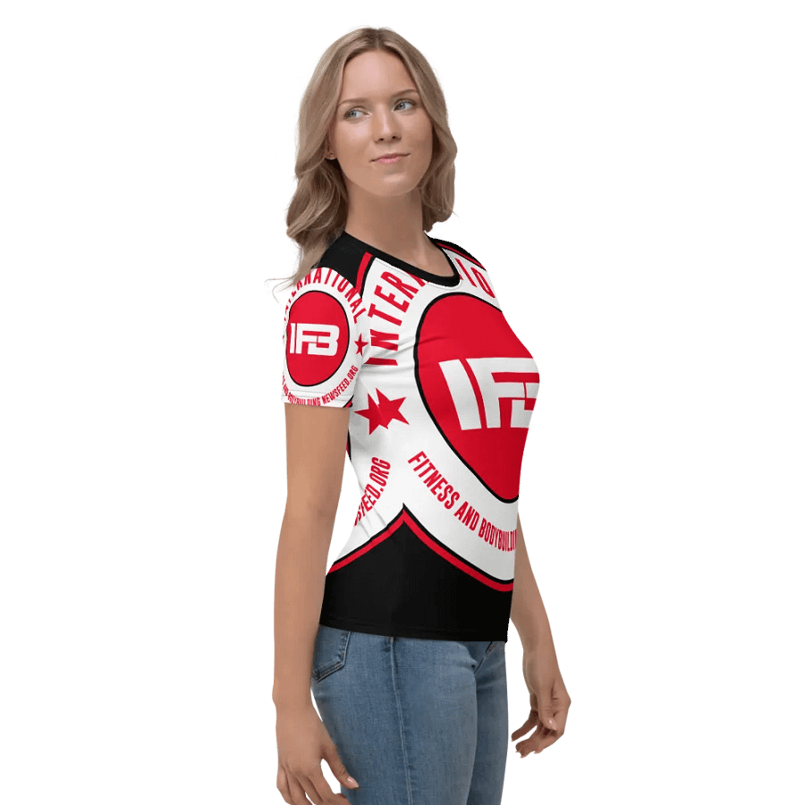 IFBNewsfeed.Org's All-Over Print Women's Crew Neck T-Shirt product image (7)