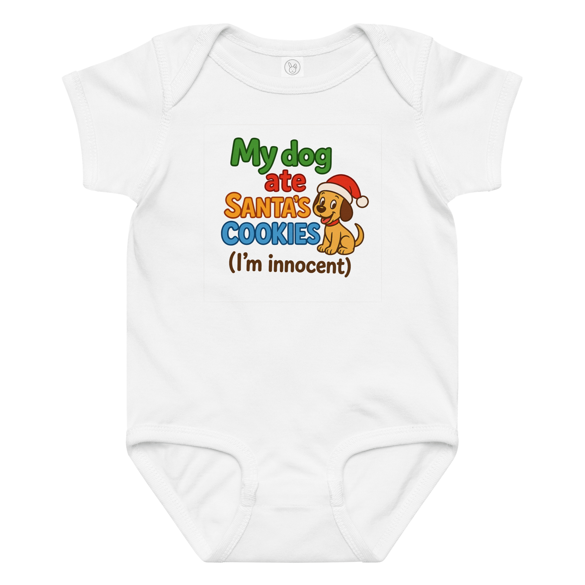 My dog ate Santa's cookies Baby Bodysuit product image (1)