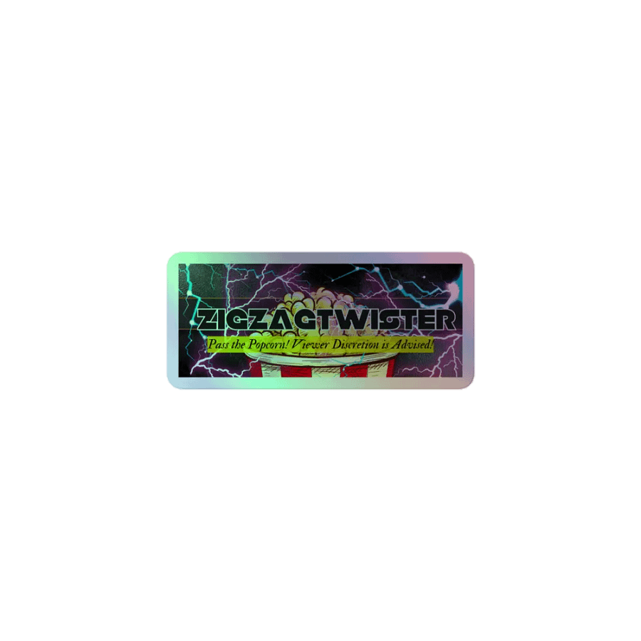 ZigZagTwister Holographic Twitch Sticker product image (1)