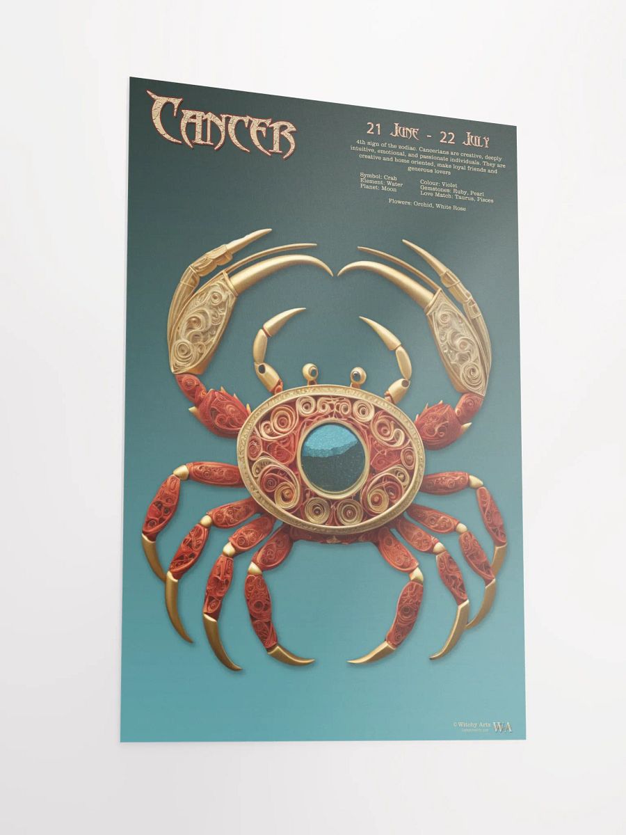 Western Zodiac Poster - CANCER product image (6)
