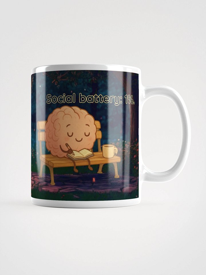 Before Tea: Sad, Battery Low - Kawaii Tea Lover's Recharge Mug product image (2)
