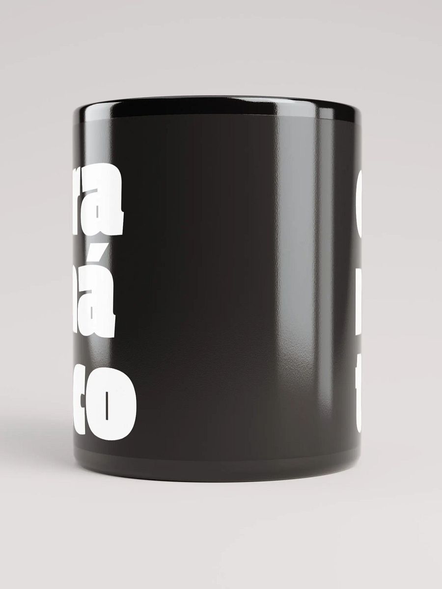 dramático Glossy Black Mug product image (5)