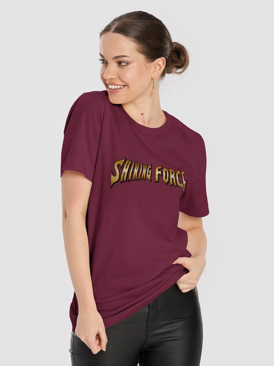 Shining Force Logo Gold Supersoft T-Shirt product image (88)