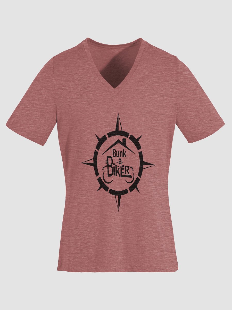 BaB Compass Women's V Neck Tee - Black Logo product image (5)
