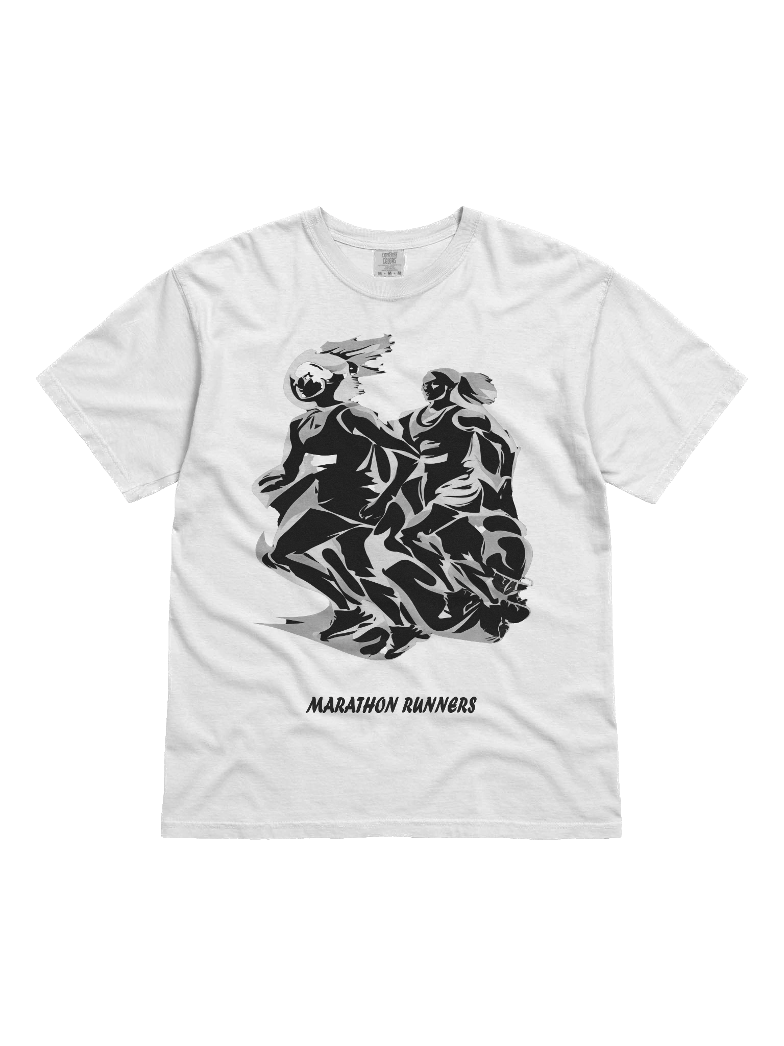 Marathon Runners Heavyweight Cotton T-Shirt product image (2)