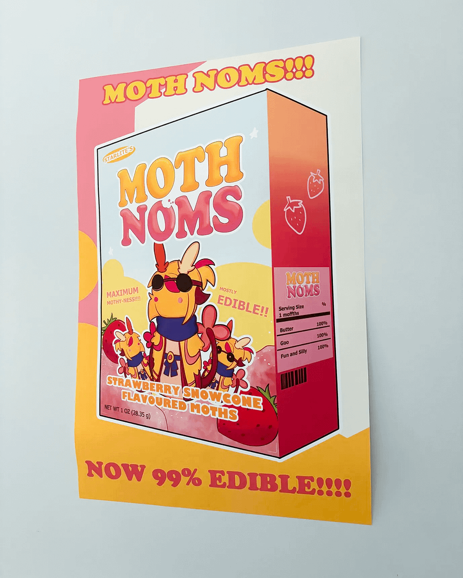 Moth Noms Poster product image (1)