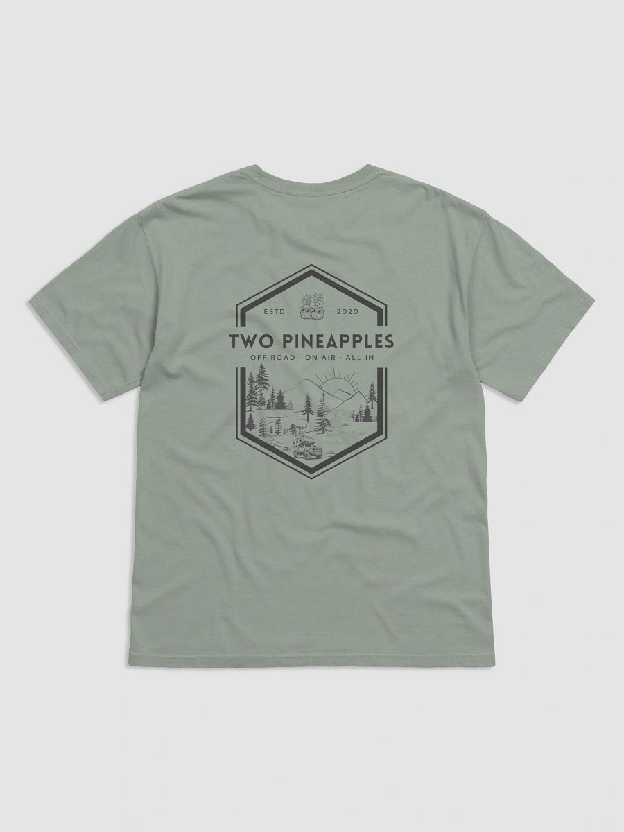 Two Pineapples Roadtrip Badge Relaxed Fit T-Shirt (Back design) product image (6)