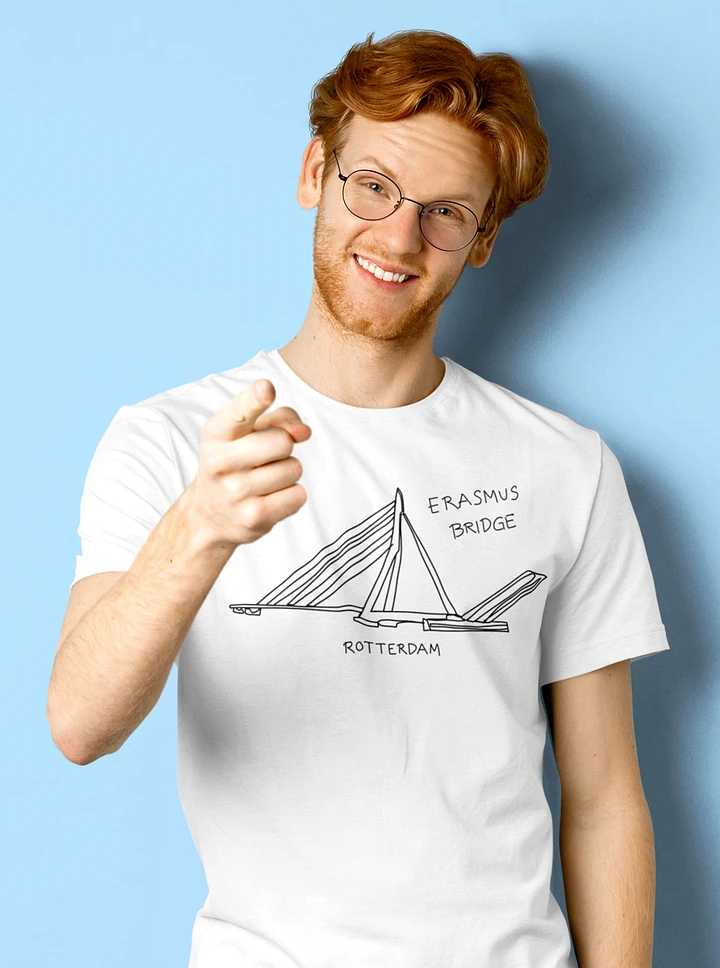 Erasmus Bridge Rotterdam Netherlands Travel Souvenir T-Shirt product image (1)