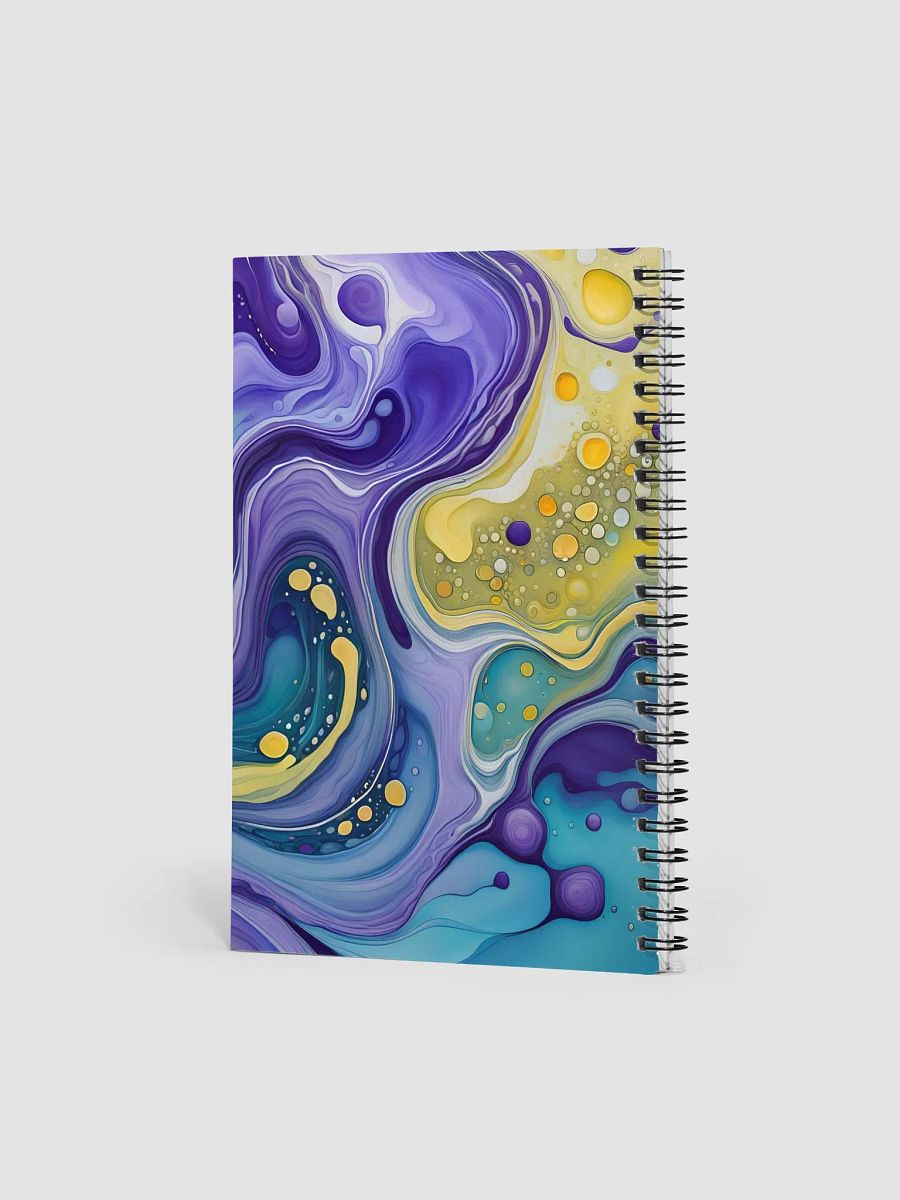 Cosmic Harmony Fluid Art Notebook product image (2)