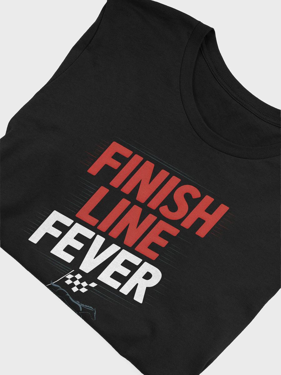 Racing Victory Graphic Tee | Bold Finish Line Fever Design product image (5)