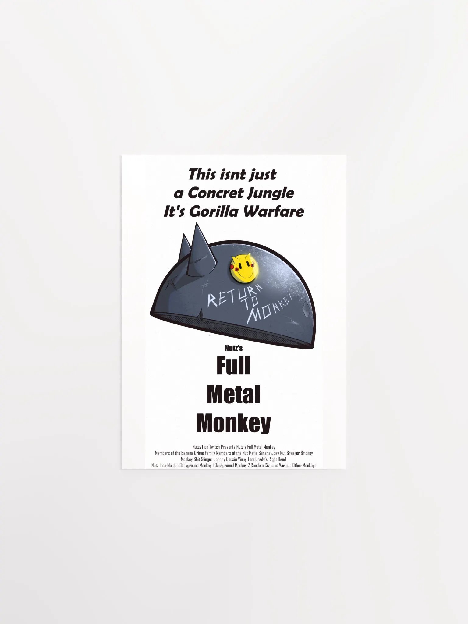 Full Metal Monkey Poster product image (1)