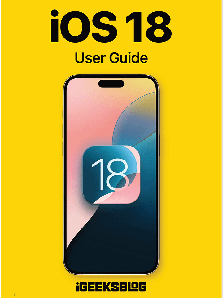 iOS 18 eBook: The Ultimate Guide for iPhone Users 📲 product image (1)