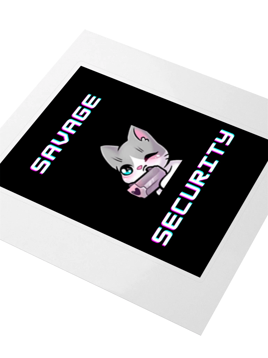 OG Savage Security Pew Pew Sticker! product image (3)