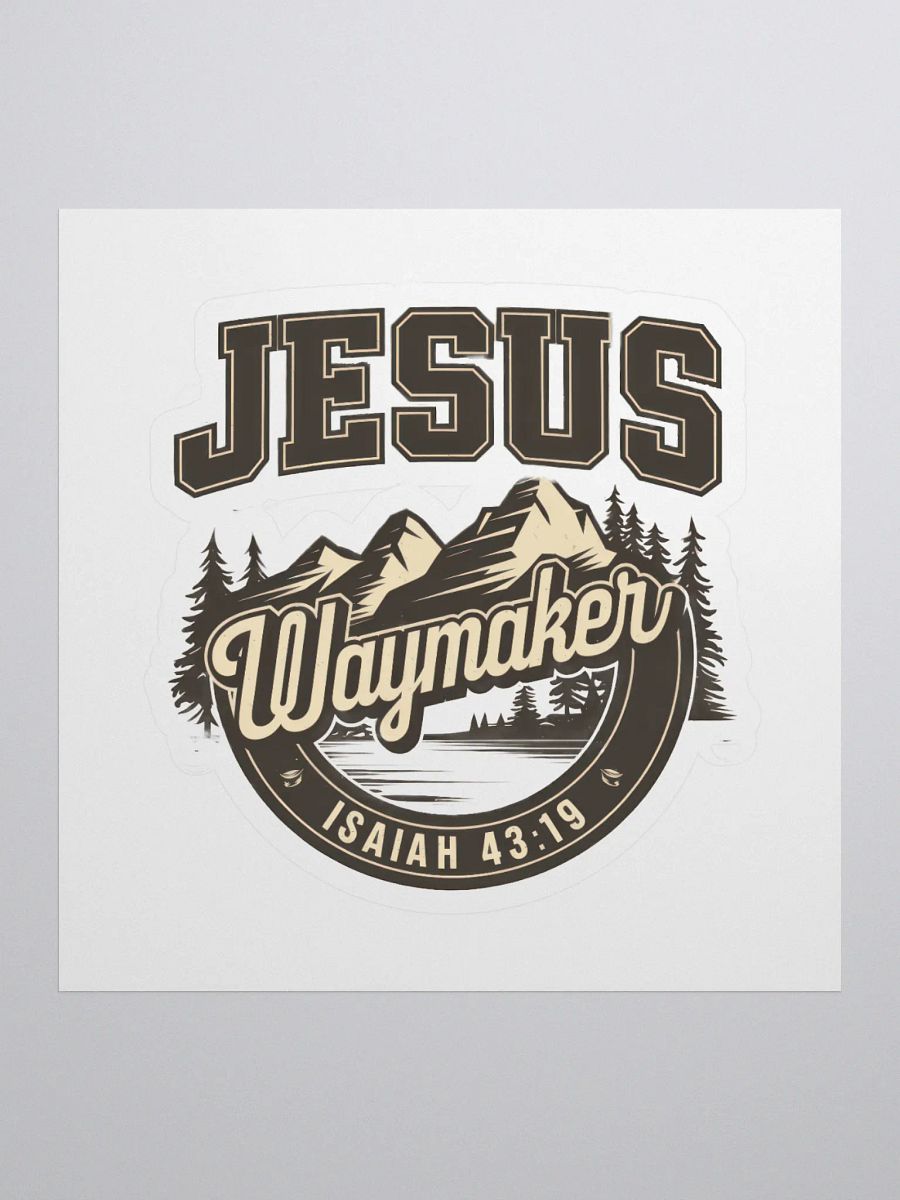 JESUS the Waymaker sticker product image (1)