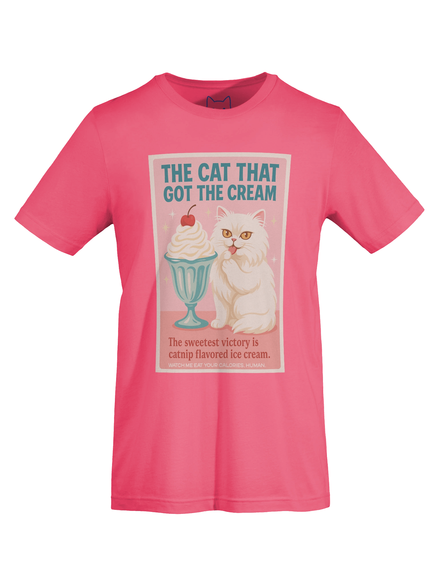 The Cat That Got the Cream Catnip Dessert Unisex T-Shirt product image (79)