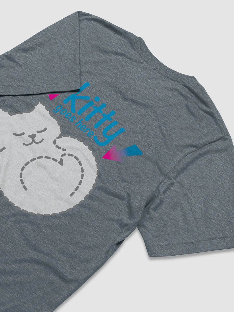 KITTY goes HERE! • triblend short sleeve t-shirt by Bella Canvas product image (4)