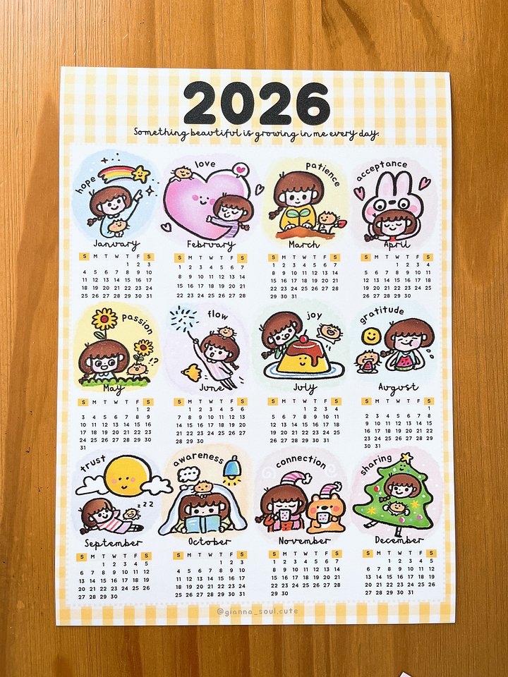 2026 Self-Care Calendar product image (2)