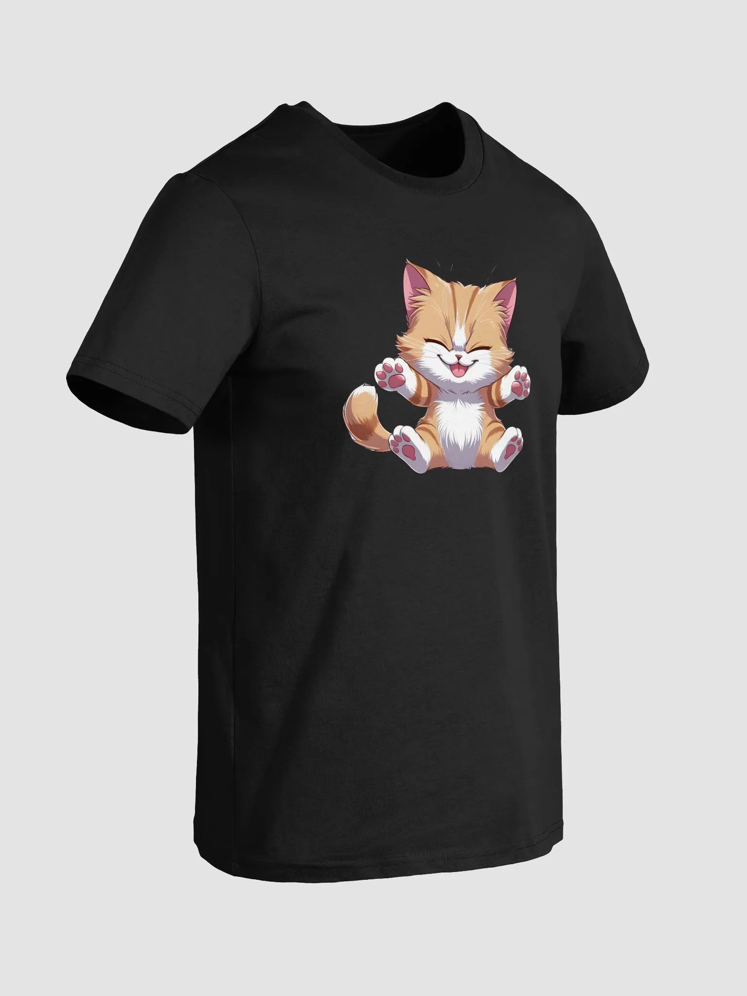 Playful Paws Organic Cat T-Shirt product image (33)