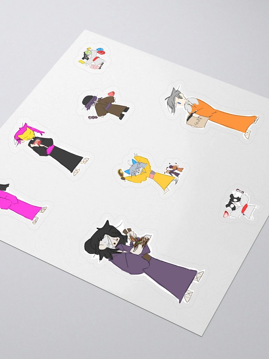 Moon Savers August + Hampan and Ray stickers product image (3)