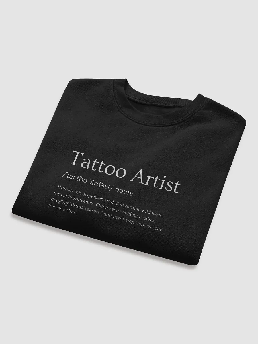 "Tattoo Artist Definition" Cropped Sweate product image (8)