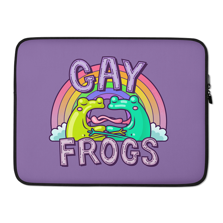 Gay Frogs Laptop Sleeve product image (2)