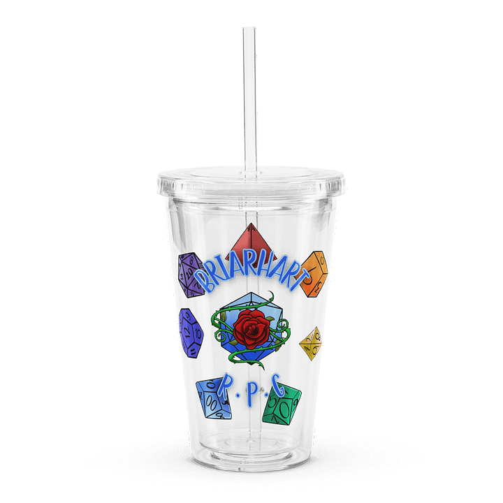BriarHart RPG Clear Plastic Tumbler - PRIDE 2025 product image (1)