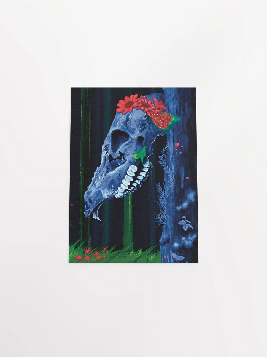 Carved by the Garden Cover Print product image (13)