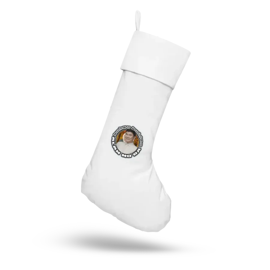 ALAM MO BA Christmas Stocking -idol Raffy Tulfo Filipino Barong Edition product image (2)