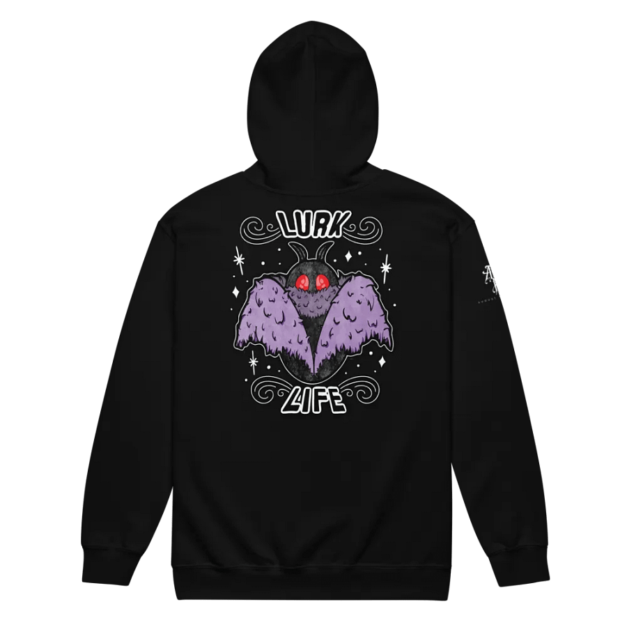 Mothman Lurk Life Zip Hoodie product image (3)