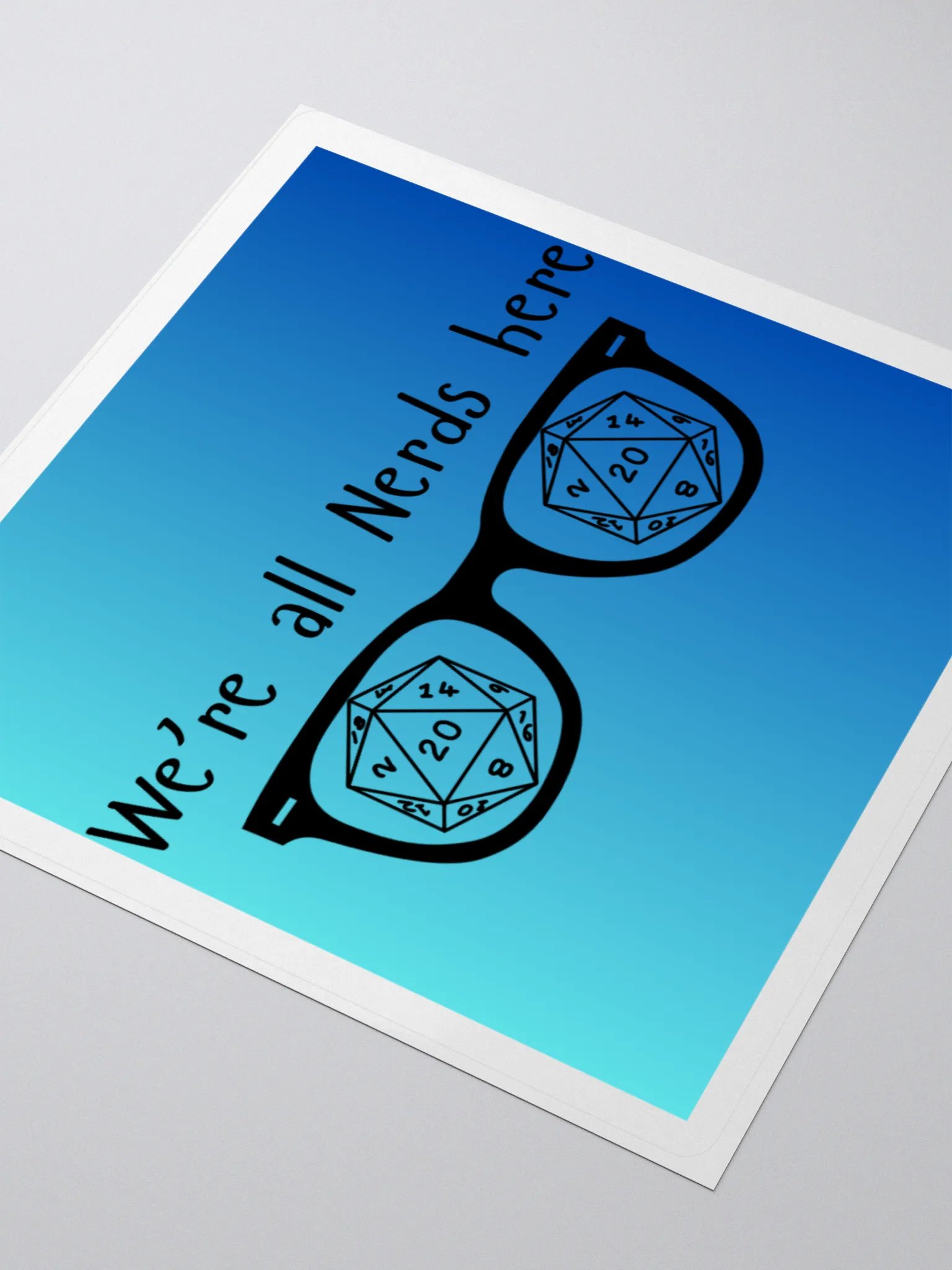 We're All Nerds Sticker product image (7)