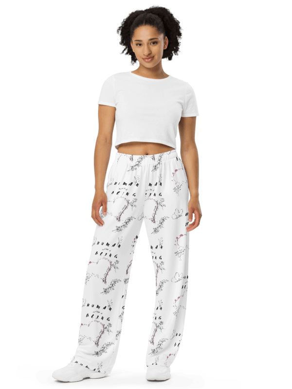 Heartfelt Affection Wide-Leg Pants, "Human of the Being" product image (2)