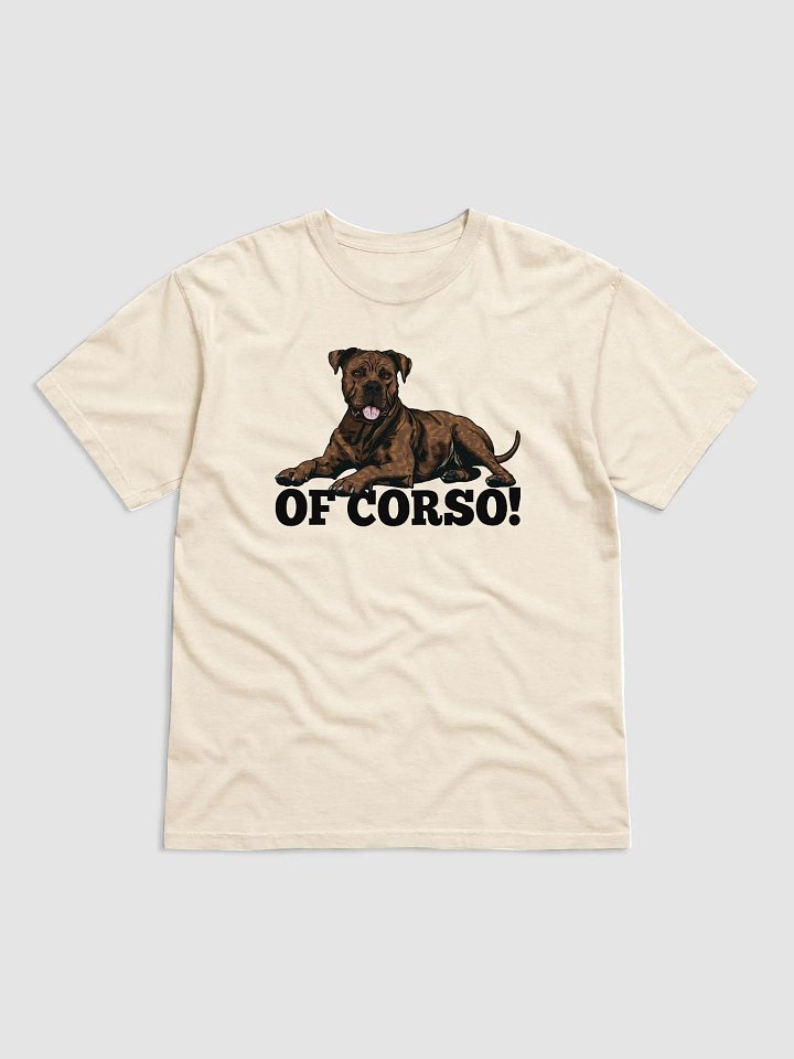 Of Corso! T-Shirt of a Cane Corso (Brindle) | Funny T-Shirt for Cane Corso Paw-rents product image (1)