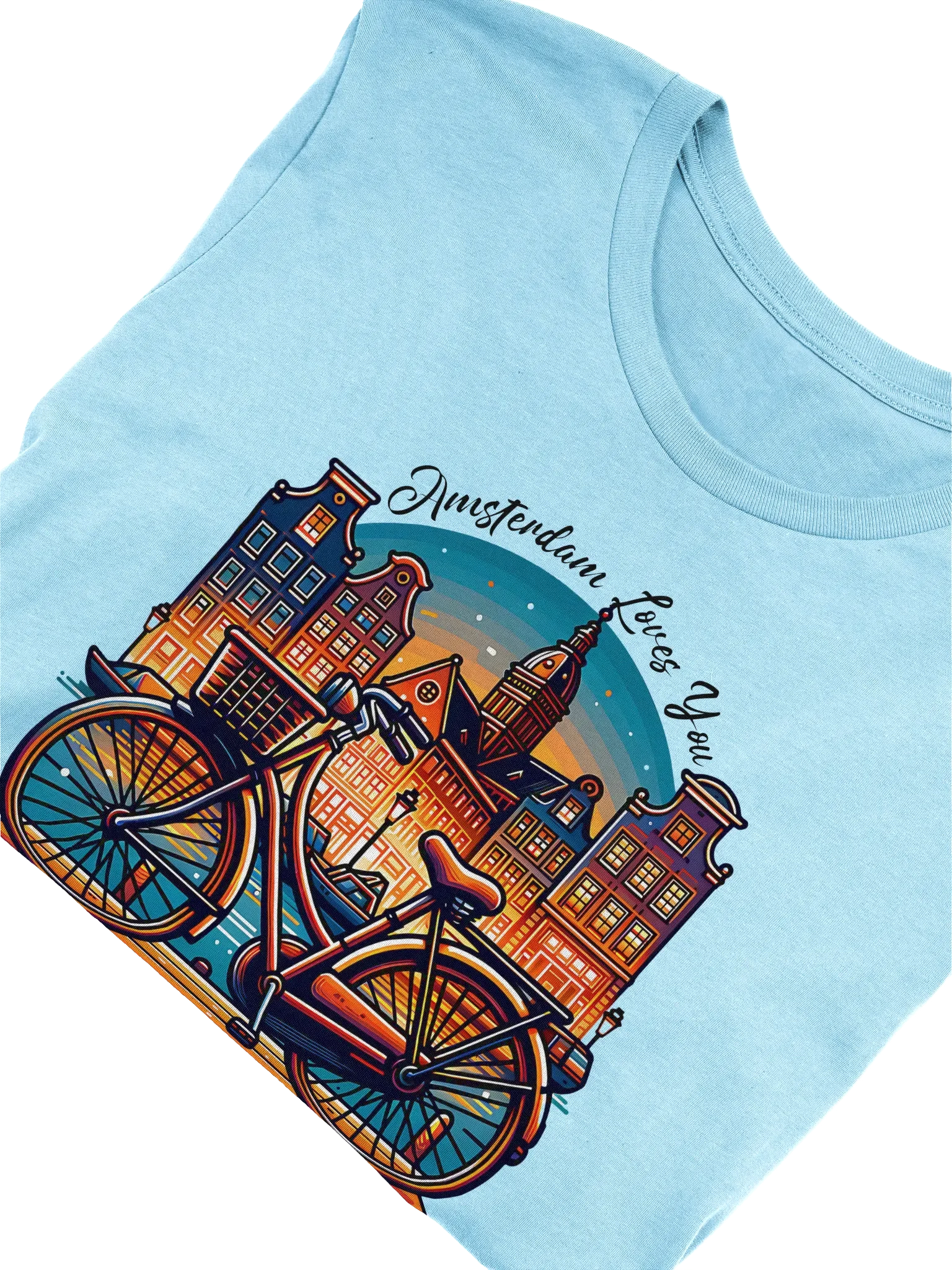 Amsterdam Loves You Signature Unisex T-Shirt product image (4)