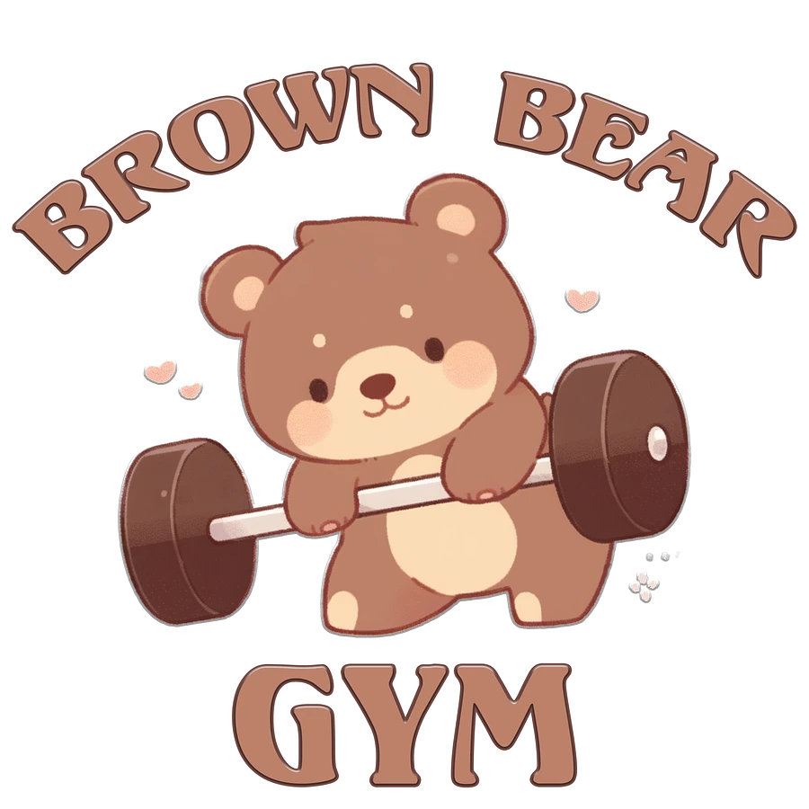 Brown Bear Gym (Cute) - Hoodie product image (7)