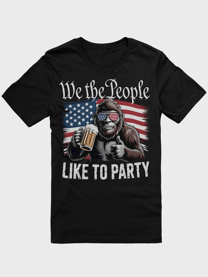 Patriotic Party Bigfoot T-Shirt product image (1)